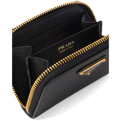 prada saffiano wallet chain|Prada card holder with chain.